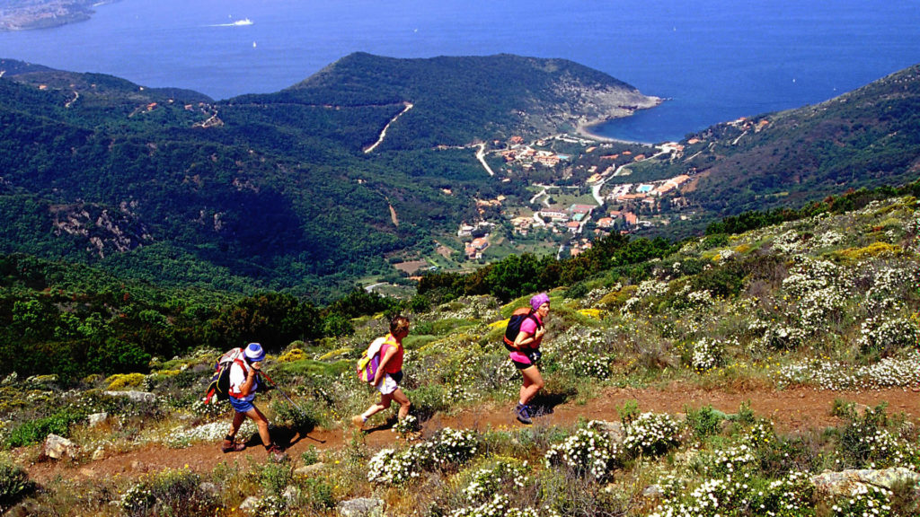 Nordic walking week end on the Island of Elba