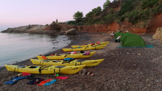 Giro dell'isola d'Elba in kayak