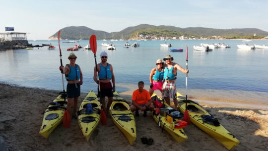 Giro dell'isola d'Elba in kayak