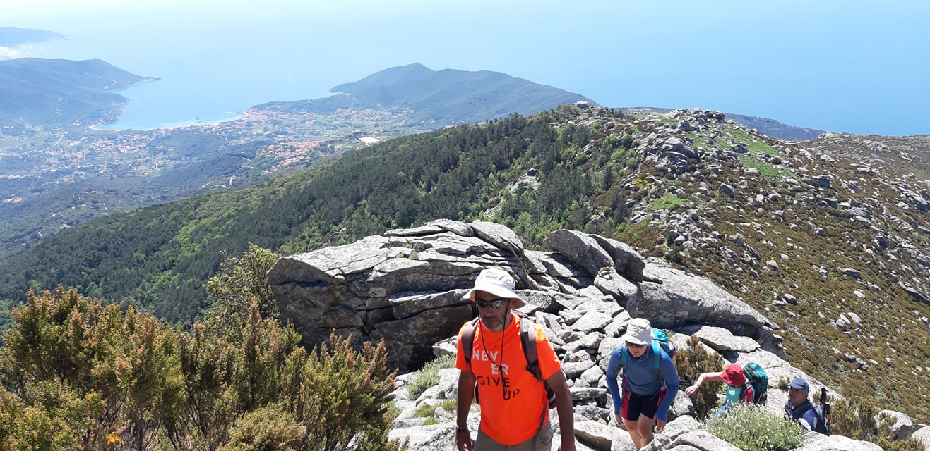 trekking sul monte capanne